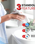 Infinitee xclusives blue wash cloths