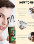 Brown Hair Dye,Hair Dye Shampoo for Women,Hair Color for Gray Hair Coverage Permanent,Comb Dyeing Champu Para CanasHair Dye 4 in 1 With Comb Herbal Natural Plant Hair Color Shampoo(Brown)
