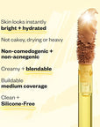 Kosas Revealer Concealer - Medium Coverage Makeup with 5.5 O)