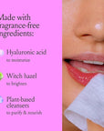 Billie - Wonder Wipes - Makeup-Removing Face Wipes - With Hyaluronic Acid and Witch Hazel - 25 count, Packaging may vary