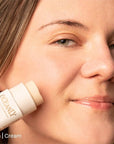 ATTITUDE Oceanly Light Coverage Foundation Stick, Titanium Dioxide-Free, 0.42 Ounces