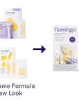 Flamingo Women Face Waxing Kit, Facial Waxing Kit with 20 Wax Strips for Face, 8 Post-Wax Cloths, and 1 Post-Wax Serum, Pack of 2