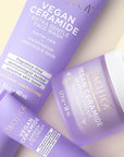 Pacifica Face Cream - Vegan Ceramide Barrier Cream w/Niacinamide & Shea Butter - Hydrating Daily Face Moisturizer Fragrance Free for Sensitive Skin, Vegan, Clean Beauty Allergy & Dermatologist Tested