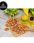 Naturevibe Botanicals Sweet Almond Oil 32 Ounces | 100% Pure and Natural Unrefined Cold Pressed Carrier Oil | Great for Skin Care and Hair Care
