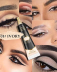12ML eyeshadow base cream base for eyeshadow concealer Ivory eyeliner cream concealer eye base for eyeshadow (01)