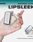 BRAYE Lipsleek Lip Balm, Monochromatic Cream Blush 2-in-1