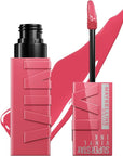 MAYBELLINE Super Stay Vinyl Ink Longwear No-Budge Liquid Lipcolor Make Up, Highly Pigmented Color and Instant Shine, Rogue, 1 Count
