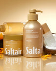 Saltair Body Wash, Golden Hour 2-Pack. Moisturizing Body Cleanser with Hydrating Ingredients. Luxury Shower Gel for Women and Men. Vegan, Cruelty-Free, Paraben-Free. 2x 17oz Pump Bottles