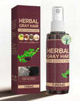Herbal Gray Hair Spray, Hair Darkening Conditioner Spray, Herbal Hair Coloring Spray, Hair Darkening Conditioner, Reverse Grey Hair,Hair Coloring Essence for 4 Weeks Gradual Results (1-pcs)
