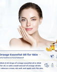 HIQILI 30ML Sweet Orange Essential Oil - Pure and Natural for Diffuser, Skin - 1 Fl Oz