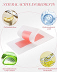 20PCS Facial Wax Strips for Hair Removal, Facial Hair Removal for Women, Waxing Kit for Women's Face, Bikini, Chest, Body, Arms, Legs, Back, & Brazilian | 20ct Waxing Strips & 4 calming Oil Wipes