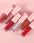 R.Y.M Pack of 12 Pcs Matte, Natural, Moisturizing, Plumper Lip Gloss Sets, Liquid Stick Set Long Lasting for Lip Color, Minimizes lip Wrinkles, with Beautiful Finish