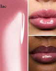 goop Beauty Hydra-Barrier Gel Gloss | Hydrating Lip Gloss to Moisturize & Plump Lips | Hyaluronic Acid & Vitamin E | Lilac - Sheer Amethyst | 0.13 oz