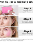 Rosewood Blush Powder Blush for Cheeks with Brush, Matte Blush Palette Blush Powder Face Blusher, Natural Blendable Formula Silky Lightweight Makeup Blush Rubores de Maquillaje, 012#