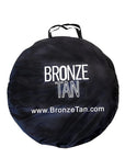 Pop Up Spray Tan Tent for Professionals - Waterproof Booth With Portable Carrying Case for Spray Tan Salons - Self Tanning Black by Bronze Tan