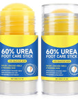 Urea Cream 60% Foot Balm Stick for Cracked Heels - Moisturizes, Exfoliates, and Softens Dry, Thickened Skin, Callus Remover for Feet(40g x 2 Pack)