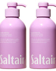 Saltair Body Wash, Island Orchid 2-Pack. Moisturizing Body Cleanser with Monoi Oil and Cupuacu Butter. Luxury Shower Gel for Women and Men. Vegan, Cruelty-Free, Paraben-Free. 2x 17oz Pump Bottles