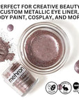 Mehron Makeup Metallic Powder (.) with Mixing Liqu 17 oz
