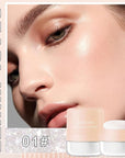 Body Hair Glitter Powder Highlighter Makeup Powder Polvo Makeup-Pearl White
