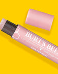 Burt's Bees Shimmer Lip Tint Set, Tinted Lip Balm Stick, Moisturizing for All Day Hydration with Natural Origin Glowy Pigmented Finish & Buildable Color, Grapefruit (4-Pack)
