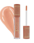 Juvia's Place Coffee Shop Lip Gloss - Dulce Latte - Hydrating Butter Lip Gloss for Women, Long-Lasting Shine, Moisturizing Glass-like Finish, Plumping Non-sticky Lip Gloss, Suitable for every vibe