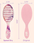 Wet Brush Speed Dry Hair Brush - Watermark (Color Wash) - Vented Design and Ultra Soft HeatFlex Bristles Are Blow Dry Safe With Ergonomic Handle Manages Tangle and Uncontrollable Hair - Pain-Free