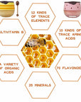 2PCS Bee Lip Balm Honey Pot, Sleeping