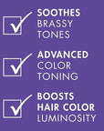 Nexxus Blonde Assure Purple Shampoo & Conditioner Color Assure 2 Pack Blonde, Bleached & Silver Hair Color Shampoo & Conditioner with Keratin Protein & Violet Pigment 8.5 fl oz