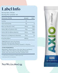 AXIO Regular Energy Drink Powder, Green Grape, 30 Drink Mix Packets, Instant Energy Powder, Energy Supplement in a Drink Mix, w/B Vitamins, DMAE, L-Theanine, Quercetin, Green Tea & Pine Bark Extract