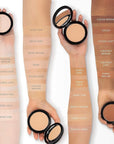 Glo Skin Beauty Pressed Base Powder Foundation Makeup (Cocoa) - Flawless Coverage for a Radiant Natural, Second-Skin Finish