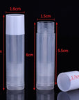 50 pcs, Empty Lip Balm Containers