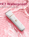 Electric Bikini Trimmer for Women - 4 in 1 Electric Shaver for Women, Waterproof Pubic Hair Trimmer and Facial Hair Remover, Replaceable Razors & Nose Hair Trimmer, Rechargeable Women's Grooming Kit