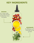 Botanic Hearth 100% Pure Rosemary Batana Oil For Hair Growth | Infused with Biotin, Jojoba, Castor Oil | Hair Oil Repairs Dry Damaged Hair, Strengthening, Healthier - Hair Tonic, 2 fl oz, 2pack