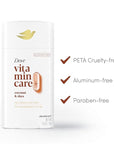 Dove VitaminCare+ Aluminum Free Deodorant Stick for 72H Odor Protection Coconut & Shea Breathable Deodorant for Women 2.6 oz