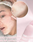 Hair identifier Spray for Face Shaving, Skin Body Hair Identifying Spray With Razors, Moisturizing and Skin Care Dermaplaner Spray, Women Dermaplaning Tool for Face
