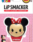 Lip Smacker Disney Minnie Mouse Tsum Tsum Flavored Lip Balm, Minnie Strawberry Lollipop, Clear, For Kids