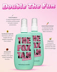 The Fox Tan Rapid Tanning Mist, Natural Tanning Accelerator For Darker & Faster Tans, Creates Flawless Tan Skin, Vegan & Cruelty Free, 120mL (2-pack)