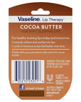 Vaseline Lip Therapy Cocoa Butter 4-Pack – Mini Lip Balms for Soft, Glowing Lips, 0.25 Oz Ea