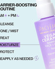 Pacifica Face Moisturizer - Vegan Ceramide Barrier Repair Face Lotion, Hydrating, For Dry Skin, Dermatologist Tested, Safe for Sensitive Skin, Fragrance Free, Vegan + Cruelty Free