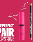 NYX PROFESSIONAL MAKEUP Butter Gloss, Non-Sticky Lip Gloss - Summer Fruit (Hot Pink)
