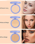 Oil Control Face Powder, Matte Smooth Setting Powder, (Classic Ivory)