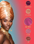 Juvia's Place,Lip Gloss Glass Sweet Beets, Berry, Long Lasting Hydrating The Reds & Berries,16 oz