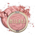 Milani Baked Blush, Powder Blush for Cheeks, Cruelty Free Makeup - Shape, Contour & Highlight Face for a Shimmery or Matte Finish -Romantic Rose