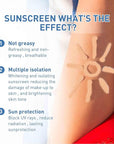 Tinted Sunscreen for Face SPF 50, Hydrating Sun Essence Face Sunscreen, Korean SPF 50+ PA++++ No White Cast, Hydrating, Moisturizing, UV Defense, Travel Size