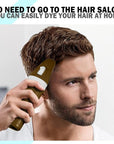 Brown Hair Dye,Hair Dye Shampoo for Women,Hair Color for Gray Hair Coverage Permanent,Comb Dyeing Champu Para CanasHair Dye 4 in 1 With Comb Herbal Natural Plant Hair Color Shampoo(Brown)