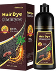 Herbal Light Brown Hair Color Shampoo - 3 in 1 Lasting Hair Dye for Women & Men, 17.60 Fl Oz