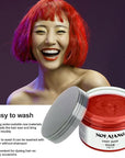 Red Temporary Hair Color,Natural Hair