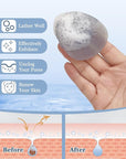 Manmihealth Silicone Handheld Manual Facial Cleansing Brush & Silicone Body Scrubber Shower Brush with Non-Slip Hand Strap Set 2 PCS, Deep Cleansing Face Body Scrubber with a Free Hook (Gray*2)