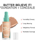 Physicians Formula Butter Believe It! Foundation + Concealer, Clinicially Tested