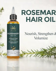 Pure Rosemary Oil for Hair Growth (4.05 fl oz) Infused with Biotin Jojoba & castor Oil | Hair strengthening Treatment | Nourishing & Volumizing– Strengthening, | Non-GMO verified